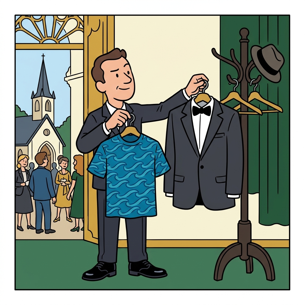 AI mnemonic illustration for the English word "appropriate"