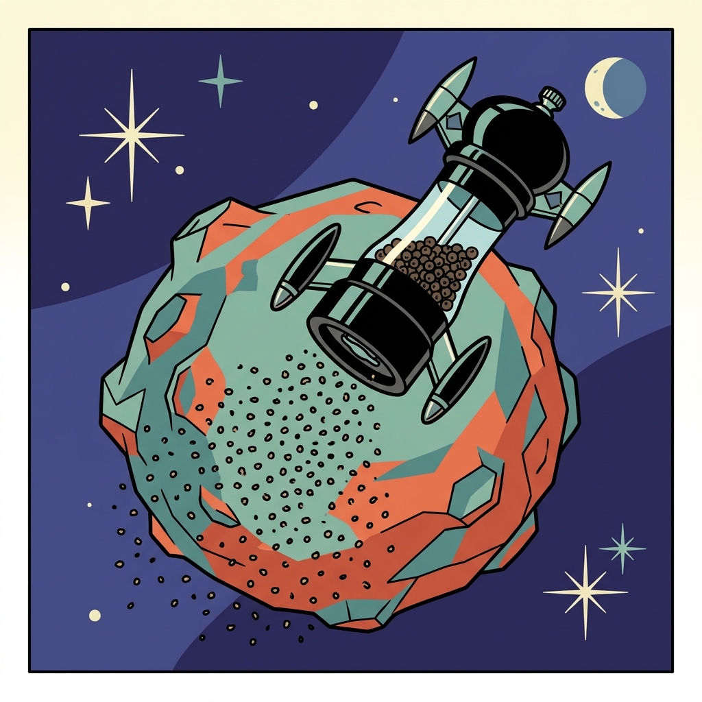 AI mnemonisk illustration for det engelske ord "pepper"