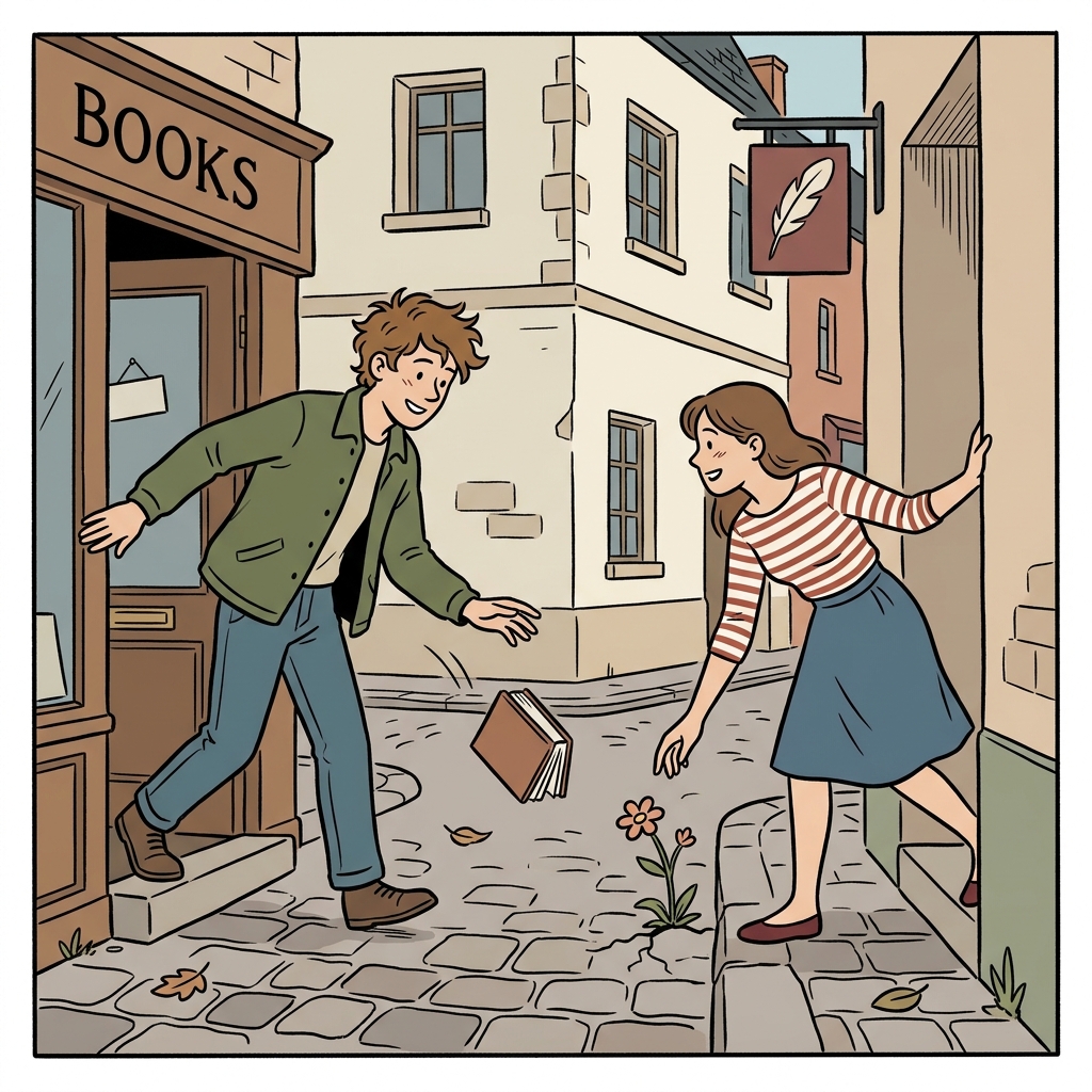 AI mnemonic illustration for the English word "serendipity"